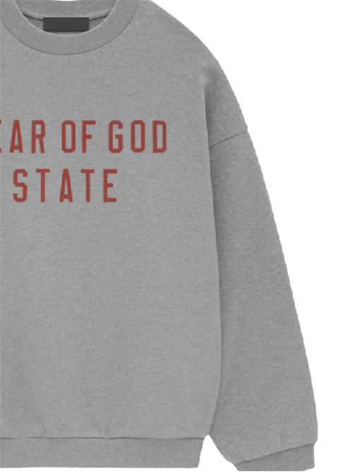 L'Essentials Fleece Crewneck grigia Fear of God | 192BT246261FDARK HEATHER